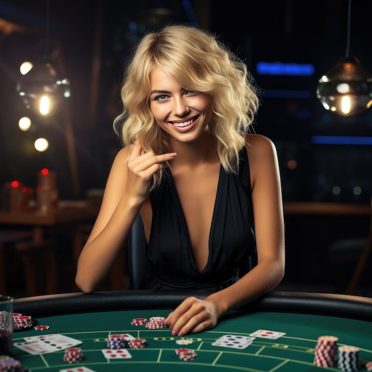 Studio live dealer patriot77 dengan setup multi-kamera untuk Blackjack, Roulette, dan Baccarat